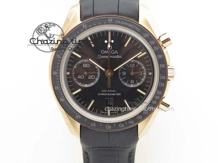 0426 Speedmaster ’57 RG Chrono AXF Best Edition On Black Leather Strap A Colorful 8284
